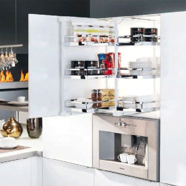 Tủ đồ khô 3 tầng Kesseböhmer ≥338mm dạng rổ lưới 545.75.253