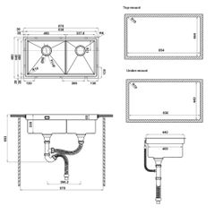 Combo Chậu bếp Hafele 567.94.039