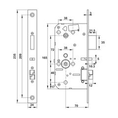 Khóa vân tay Hafele PP9000 912.05.691
