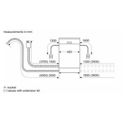 Máy Rửa Bát Bán Âm - 45CM Bosch SPI2HKS59E Series 4