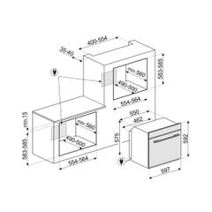 Lò nướng Smeg SF6101TVN1 536.64.841