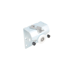 Bánh xe trên có bi và logo Hafele, khoảng cách 55mm, cho gỗ dày tối đa 28mm Hafele 400.56.114