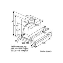 Máy hút mùi âm tủ Bosch 60cm DFS067K51 Serie 8