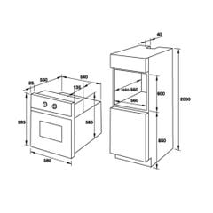 Lò nướng âm tủ Hafele HO-T60C 535.02.721