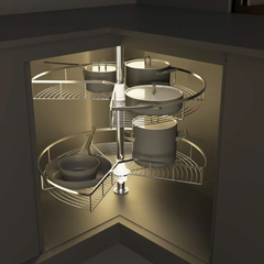 Mâm xoay góc 3/4 Cucina Inox 304 548.37.010