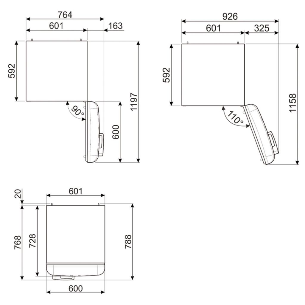 Tủ lạnh Smeg màu đen 50'S STYLE FAB28RBL5 535.14.611