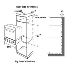 Khay giữ ấm âm tủ Häfele HWD-60B 538.51.821