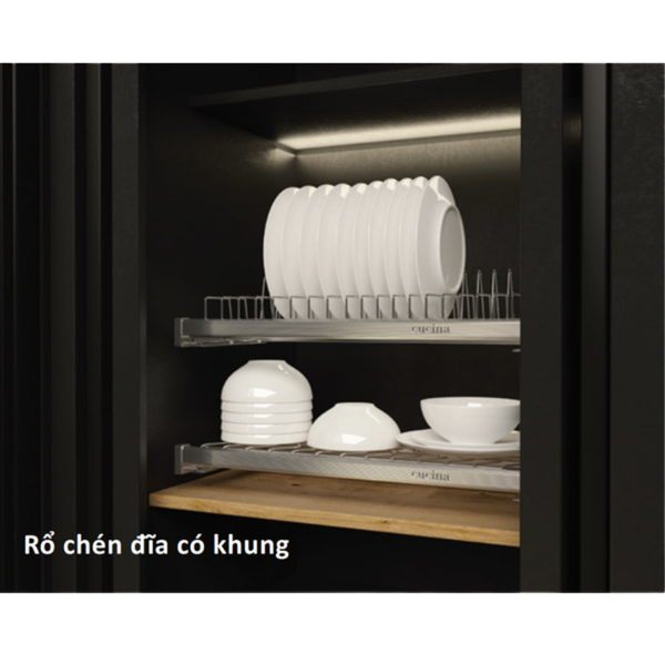 Khay úp chén đĩa Cucina 600mm loại có khung 544.40.004