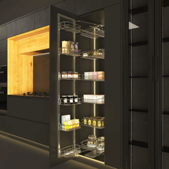 Tủ đồ khô 6 tầng Cucina 450mm Mạ Chrome 548.65.232