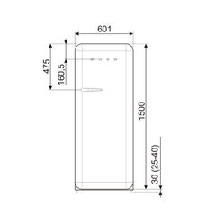 Tủ lạnh Smeg 50'S STYLE FAB28RDIT5 535.14.537