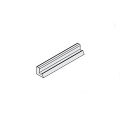 Ron cửa độ dày 6mm cửa lùa xếp màu nâu Hafele 950.06.711
