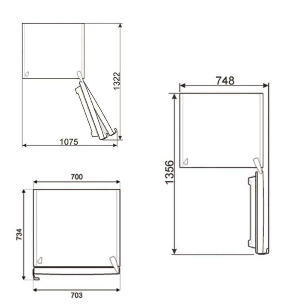Tủ lạnh Smeg FD70FN1HX 535.14.593