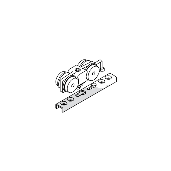 Bánh xe trượt cửa SLIDO CLASSIC 250-K (250kg) Hafele 942.36.012