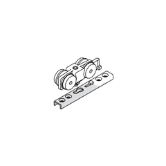 Bánh xe trượt cửa SLIDO CLASSIC 250-K (250kg) Hafele 942.36.012