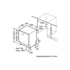 Máy Rửa Bát Âm Toàn Phần - 60CM Bosch SMV4ECX14E Series 4