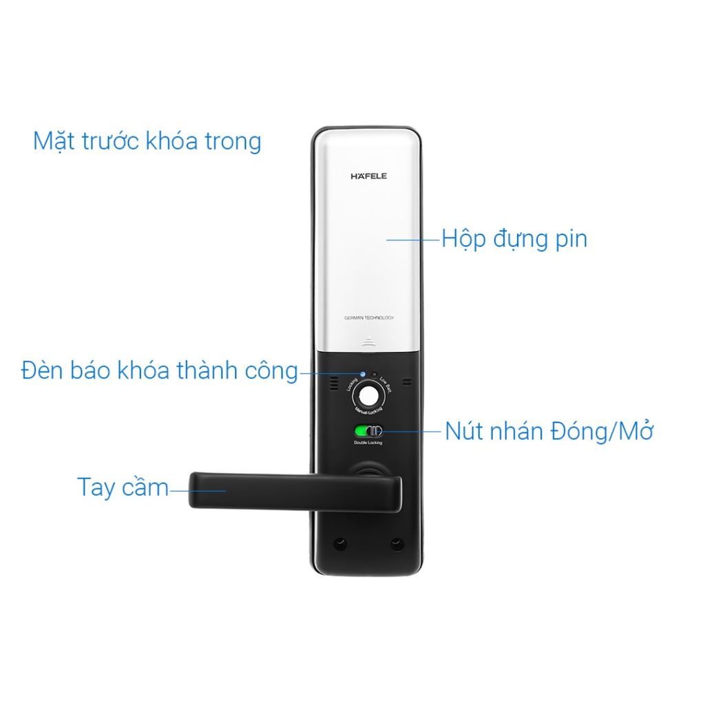 Khóa vân tay Hafele EL9000-TCS Màu đen 912.05.378