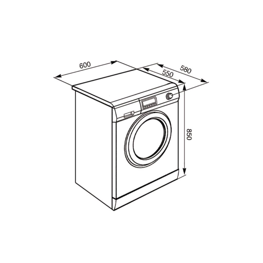 Máy giặt kết hợp sấy độc lập Smeg LSF147E 536.94.567