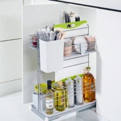 Bộ rổ kéo để gia vị cho cửa bản lề 400mm 549.24.952