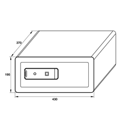 Két sắt điện tử SB-900 Häfele 836.28.390