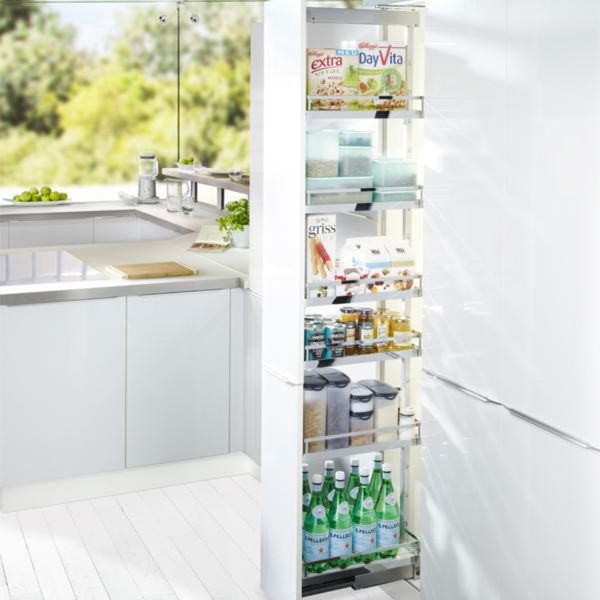 Tủ đồ khô 6 tầng Kesseböhmer 300mm dạng rổ lưới 546.54.213