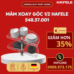 Mâm xoay góc Hafele 180 độ Inox 304 548.37.001