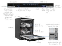 Máy rửa chén độc lập Hafele HDW-F601B 535.29.670