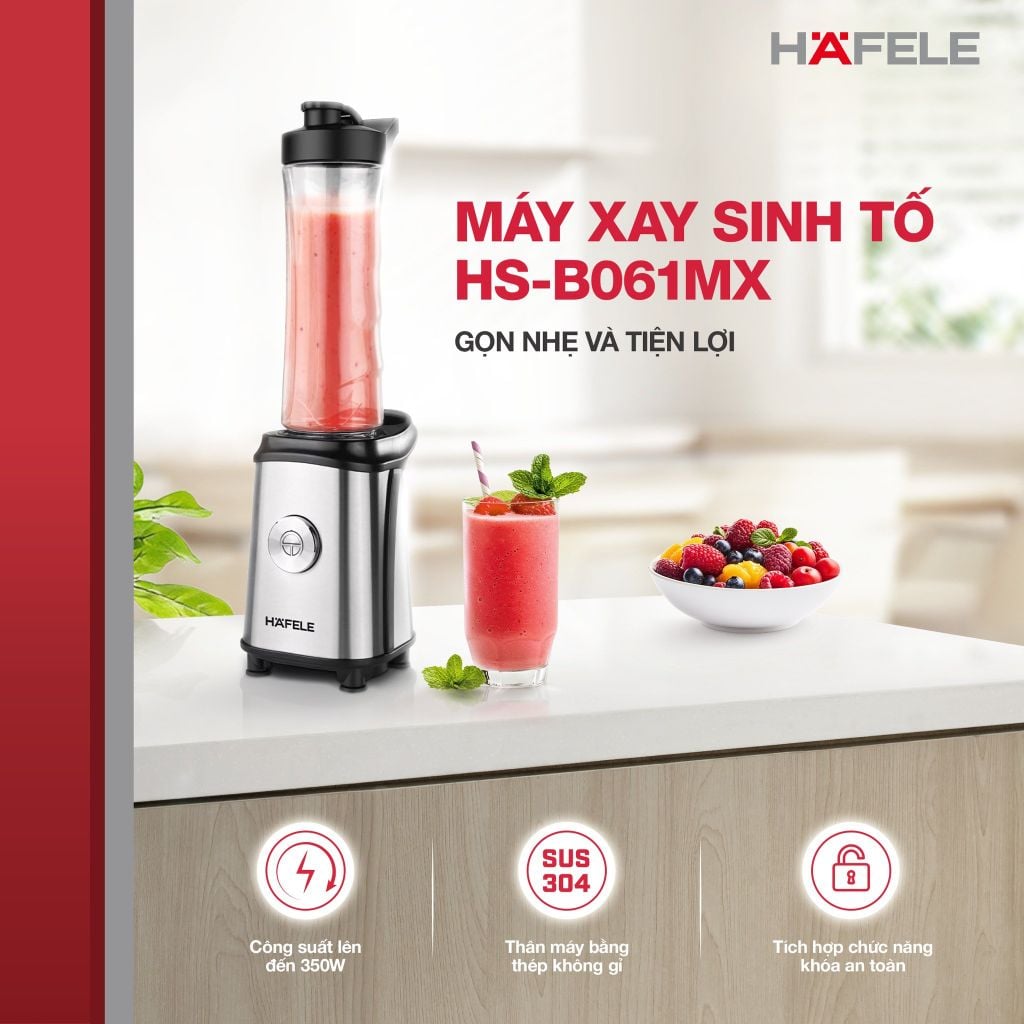[MT] Máy xay sinh tố mini Hafele HS-B061MX 535.43.293