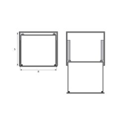 Kệ để chén đĩa Hafele 600mm Inox 304 549.08.003
