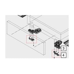 Bộ phận điều chỉnh chiều sâu Blum 298.7600