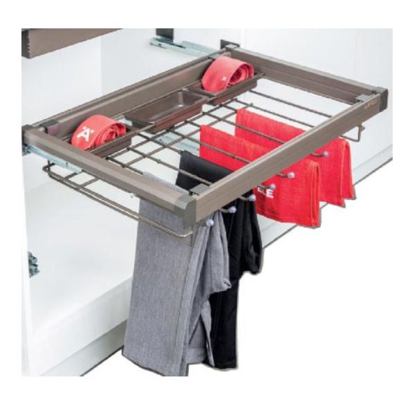 Móc treo quần với hộp nhựa Häfele 800mm màu trắng 807.95.813