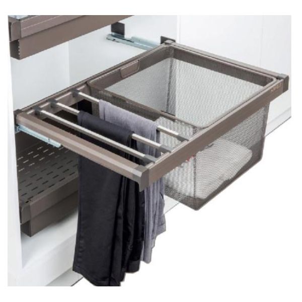 Móc treo quần có rổ Häfele 800mm màu trắng 807.95.831