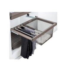Móc treo quần có rổ Häfele 800mm màu nâu 807.95.131