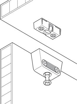 Bas nối trên Hafele 262.72.701