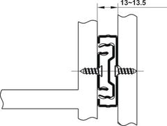 Ray bi 3 tầng Hafele 500mm Màu đen 494.02.455