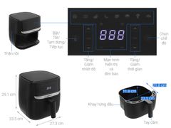 [MT] Nồi chiên không dầu Hafele HS-AF502B 535.43.713