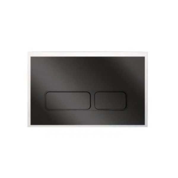 Nút nhấn xả thải Mechanical chữ nhật Màu đen 588.73.566