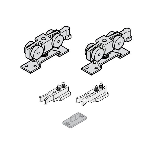 Bộ phụ kiện cửa trượt Hafele 250KG SLIDO CLASSIC 250-P 940.82.257