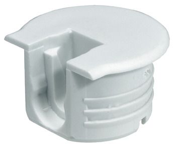 Vỏ nối Rafix Tab 20 không vành, nhựa, không có cơ cấu siết màu trắng Hafele 263.09.731