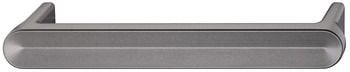 Tay nắm tủ Hafele màu kim loại xám 182mm 106.70.091