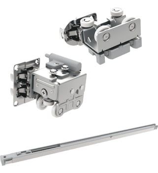 Phụ kiện Cửa lùa xếp tủ áo Hafele 401.30.009