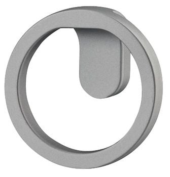 Tay nắm tủ Hafele màu than chì 51mm 106.70.185