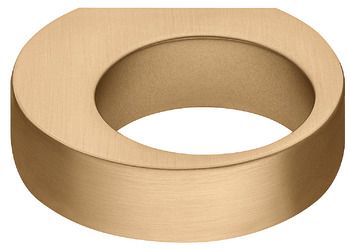 Tay nắm tủ Hafele màu vàng mờ 56mm 106.70.136