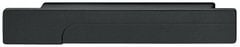 Tay nắm tủ Hafele màu mạ thiếc xám tối 124mm 106.70.240