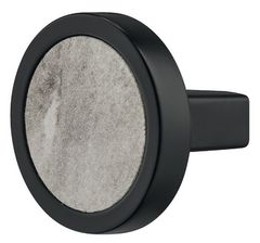 Tay nắm tủ Hafele màu đen mờ 32mm 106.70.180