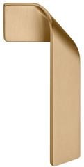 Tay nắm tủ bên trái Hafele màu vàng mờ 100mm 101.69.505