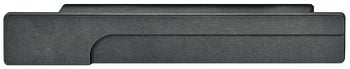 Tay nắm tủ Hafele màu xám đá phiến 124mm 106.70.260