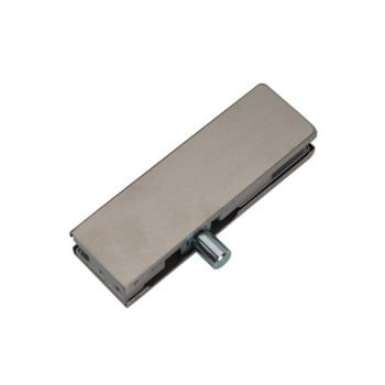 Kẹp kính trên khung gắn tường inox mờ 981.50.050