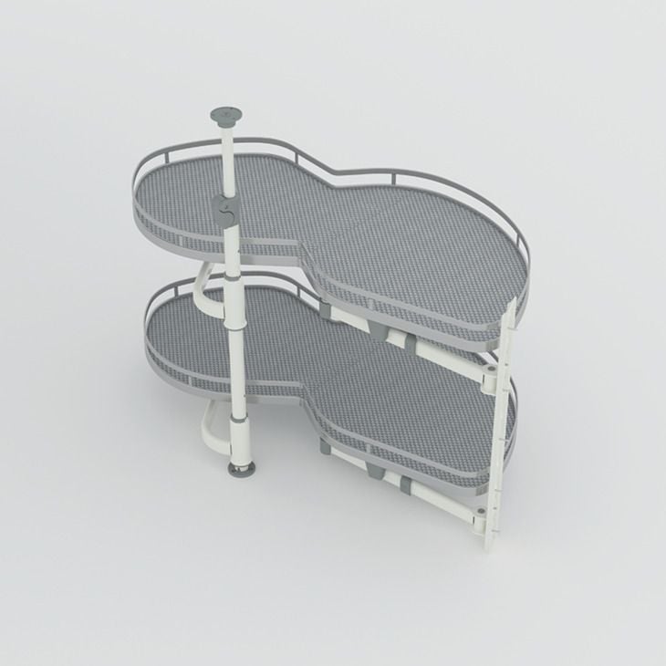 Giá góc liên hoàn Hafele 900mm mở phải 541.01.804