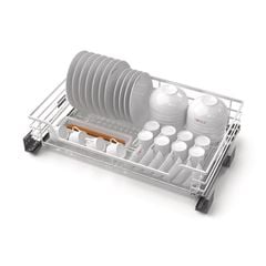Kệ chén đĩa Hafele kèm ống đựng đũa 800mm 549.08.447