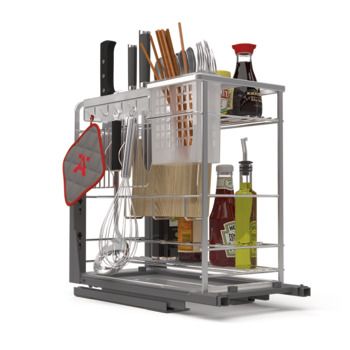 Rổ kéo để dao thớt Cucina 400mm Sơn phủ nano 549.20.815